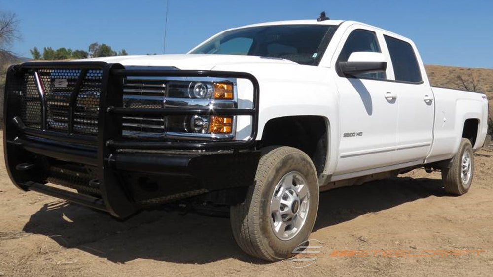 1518 SILVERADO 2500/3500 HD FRONT BUMPER REPLACEMENTS BLACK
