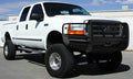 9907 F250/F350 SUPER DUTY HD FRONT BUMPER REPLACEMENT BLACK