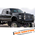 0810 F250/F350 SD FRONT BUMPER REPLACEMENT BLACK