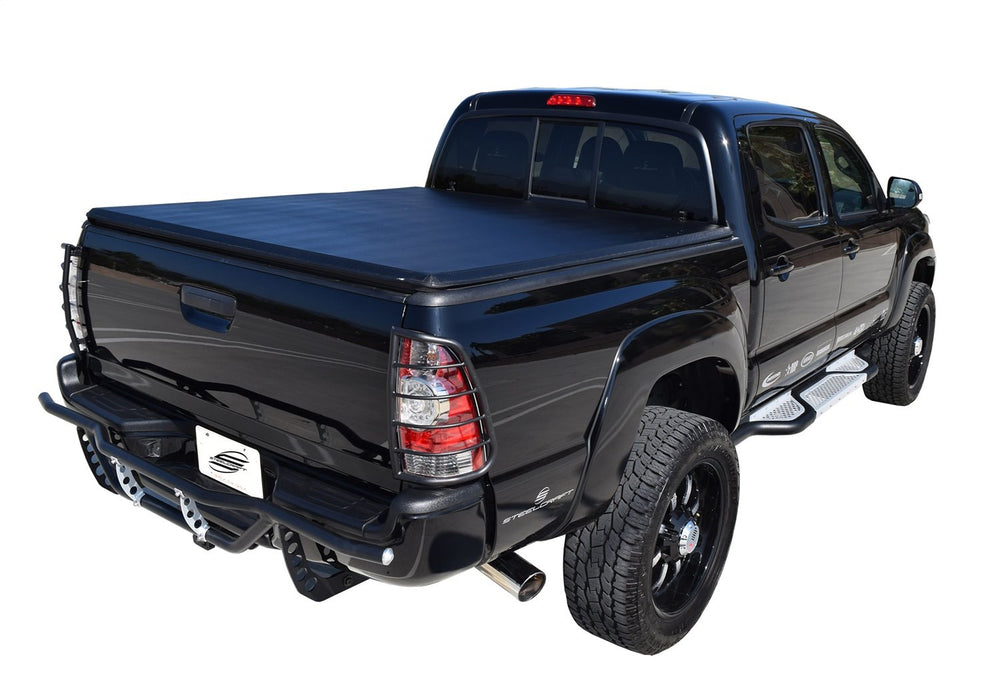 0717 TUNDRA 5.5 FT SHORT BED(WITH OR W/O UTILITY TRACK)TRIFOLD COVER BLACK