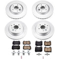 Power Stop 03-04 Infiniti G35 Front & Rear Z17 Evolution Geomet Coated Brake Kit