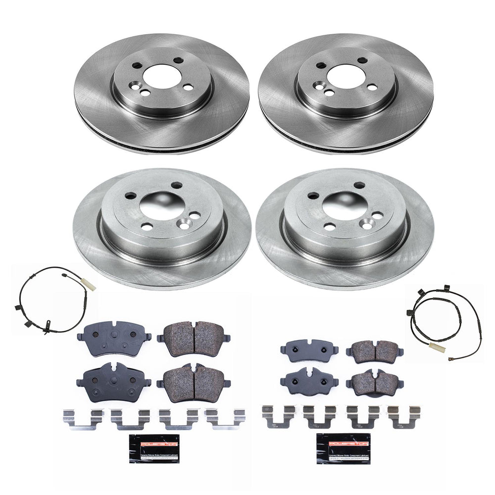 Power Stop 11-16 Mini Cooper Front & Rear Track Day Brake Kit