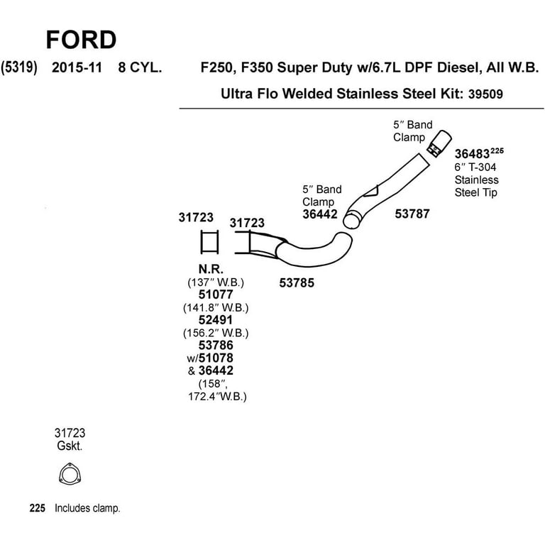 2011 F250/350 6.7L DIESEL ENGINE GASKET