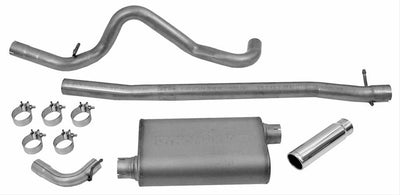 1215 WRANGLER 3.6L ULTRA FLO WELDED CAT BACK SINGLE SYSTEM