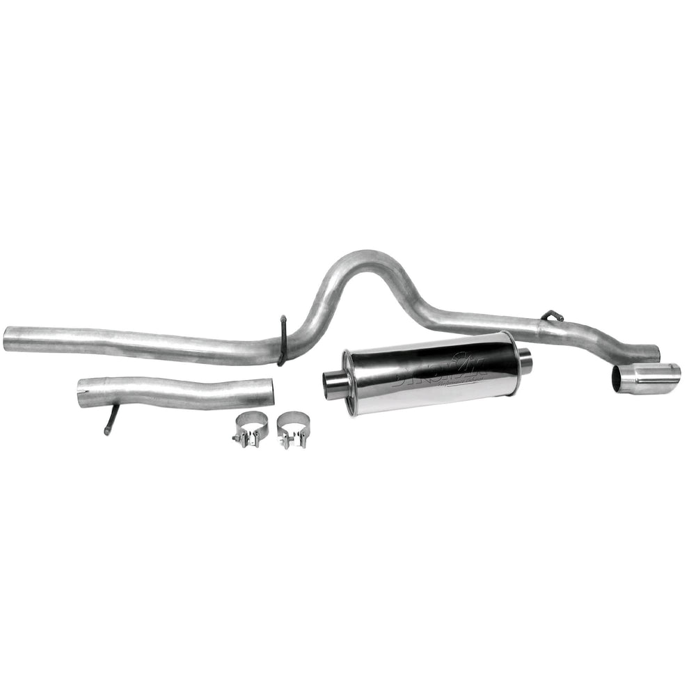 1215 WRANGLER 3.6L ENGINE DYNOMAX ULTRA FLO POLISHED SS CATBACK SINGLE SYSTEM