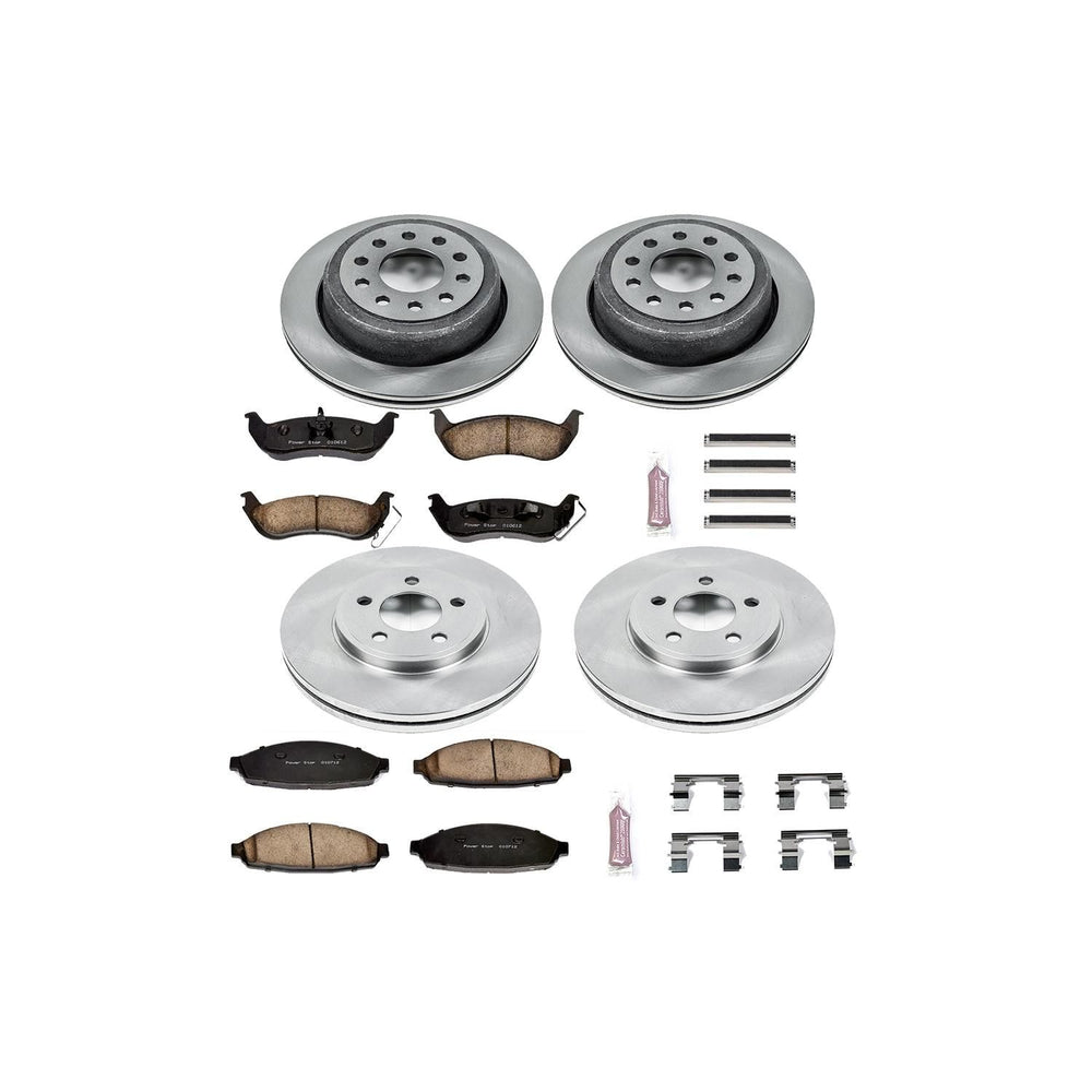 Power Stop 03-11 Lincoln Town Car Front & Rear Autospecialty Brake Kit