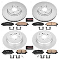 Power Stop 07-13 Acura MDX Front & Rear Z17 Evolution Geomet Coated Brake Kit