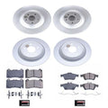 Power Stop 16-18 Ford Focus Front & Rear Z17 Evolution Geomet Coated Brake Kit