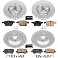 Power Stop 17-18 Volvo S60 Front & Rear Z23 Evolution Sport Coated Brake Kit