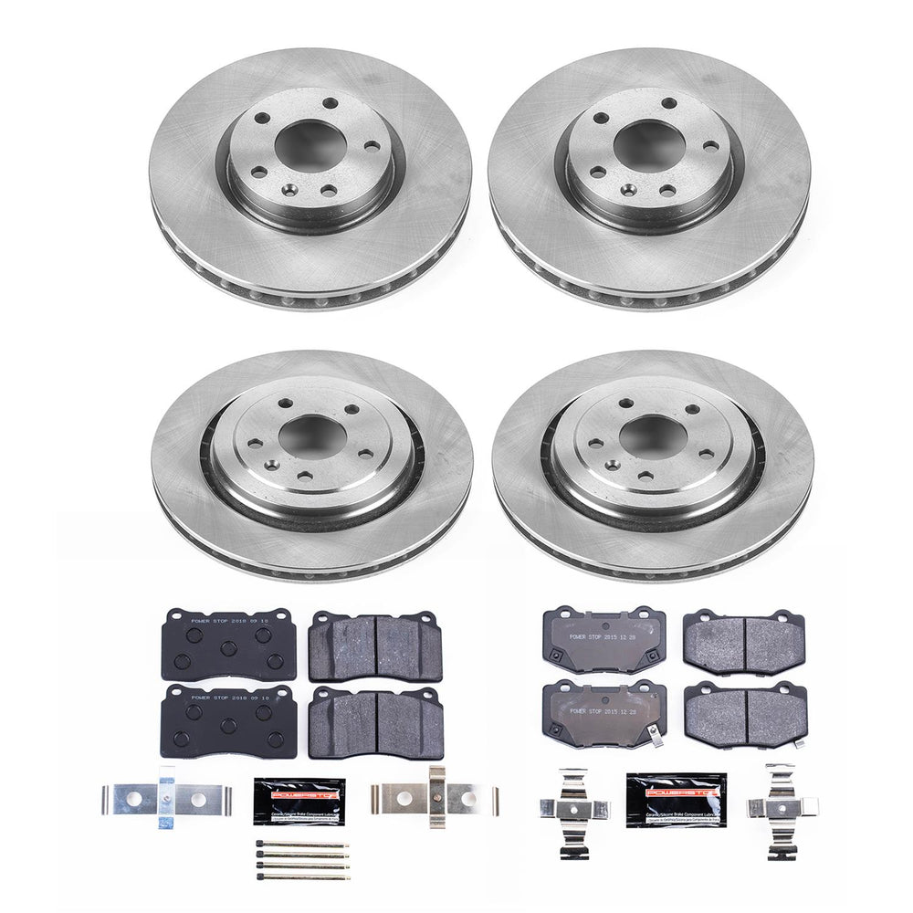 Power Stop 2014 Chevrolet Corvette Front & Rear Track Day Brake Kit