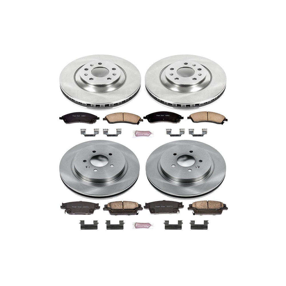 Power Stop 06-07 Cadillac CTS Front & Rear Autospecialty Brake Kit