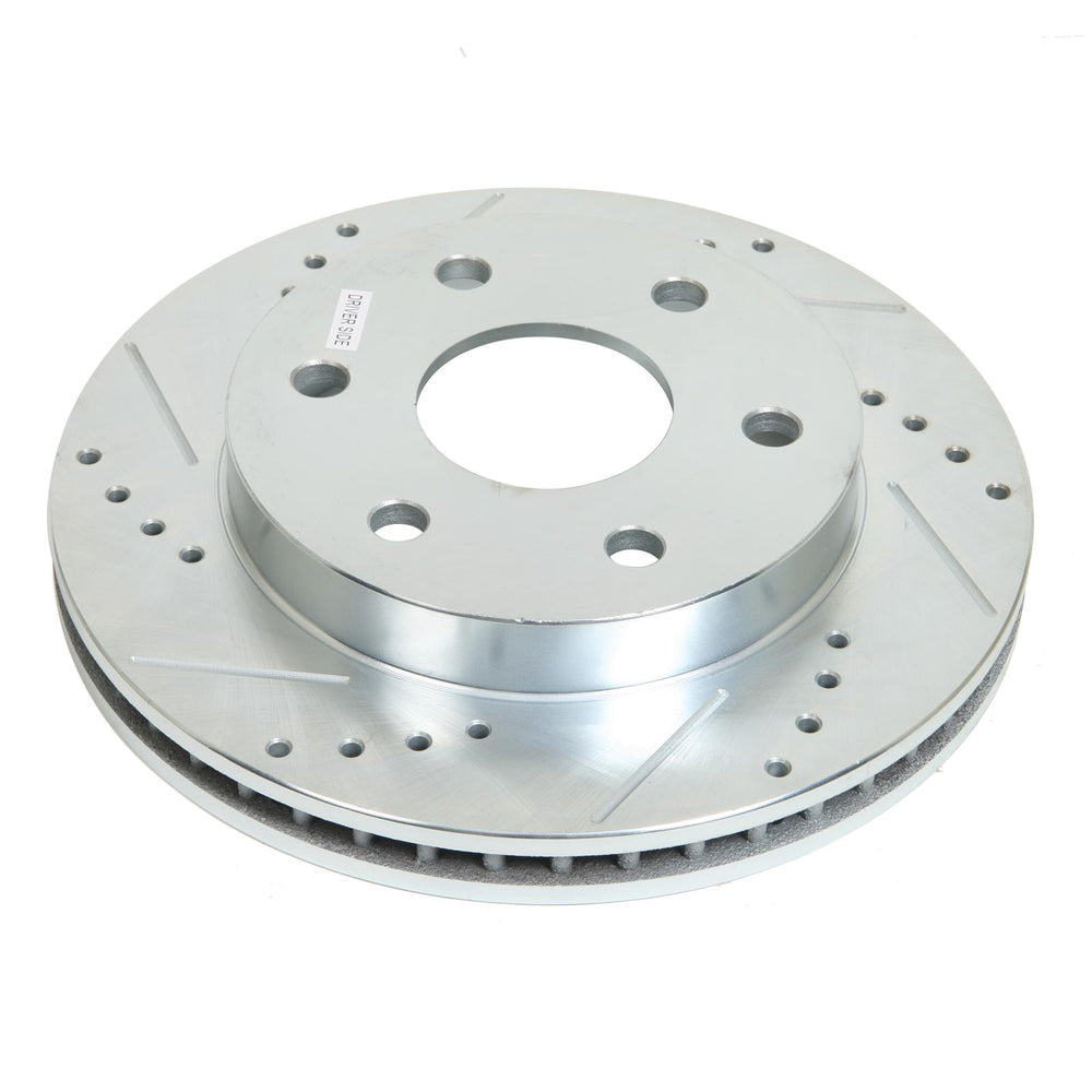 Power Stop 05-07 Ford F-350 Super Duty Front Drilled & Slotted Rotor - Pair