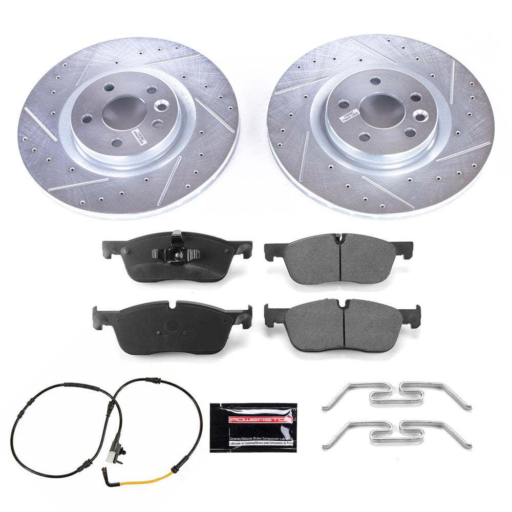 Power Stop 2018 Jaguar E-Pace Front & Rear Z23 Evolution Sport Brake Kit