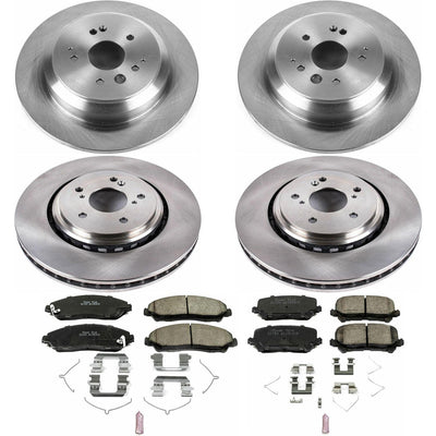 Power Stop 14-16 Acura MDX Front & Rear Autospecialty Brake Kit