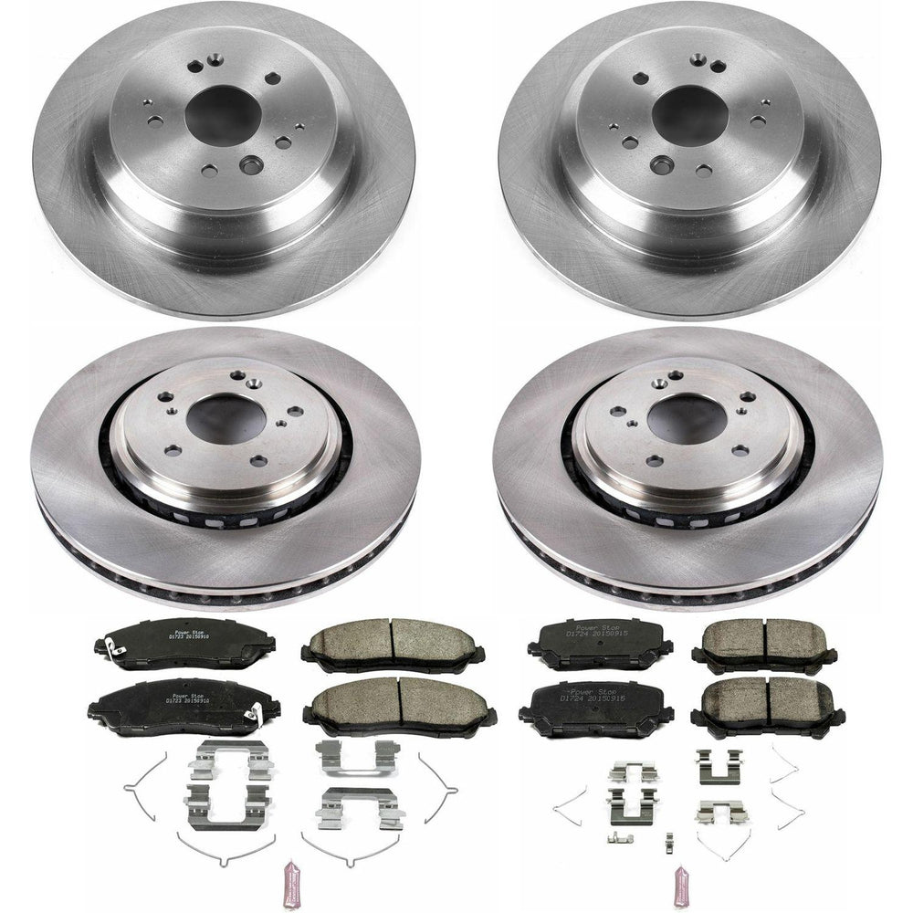 Power Stop 14-16 Acura MDX Front & Rear Autospecialty Brake Kit