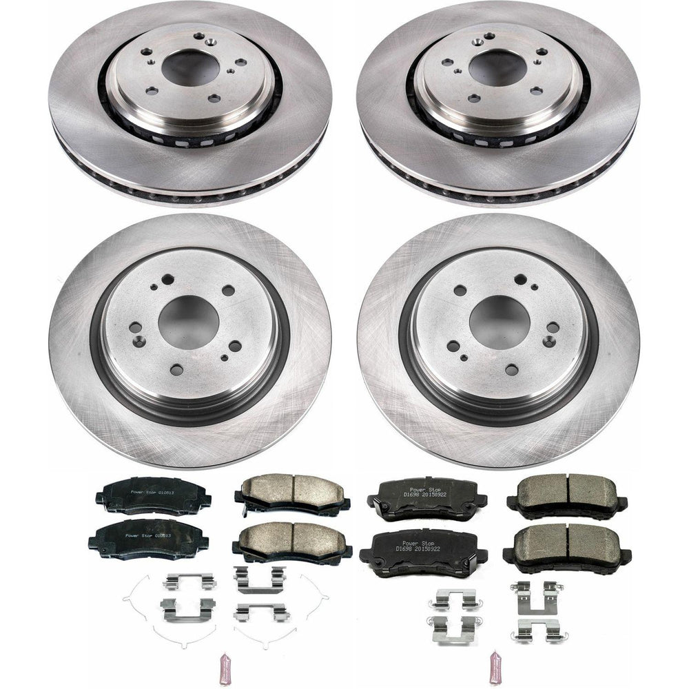 Power Stop 15-19 Acura TLX Front & Rear Autospecialty Brake Kit