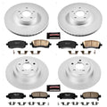 Power Stop 2001 Subaru Legacy Front & Rear Z17 Evolution Geomet Coated Brake Kit