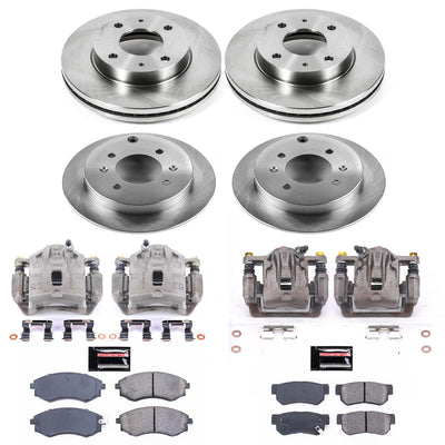 Power Stop 02-03 Hyundai Sonata Front & Rear Autospecialty Brake Kit w/Calipers