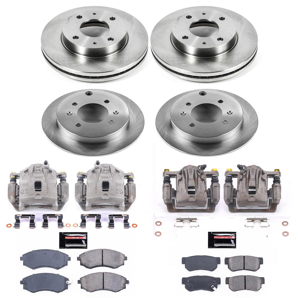 Power Stop 02-03 Hyundai Sonata Front & Rear Autospecialty Brake Kit w/Calipers