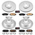 Power Stop 11-14 Nissan Murano Front & Rear Z17 Evolution Geomet Coated Brake Kit