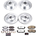 Power Stop 2019 Nissan Sentra Front & Rear Z26 Street Warrior Brake Kit