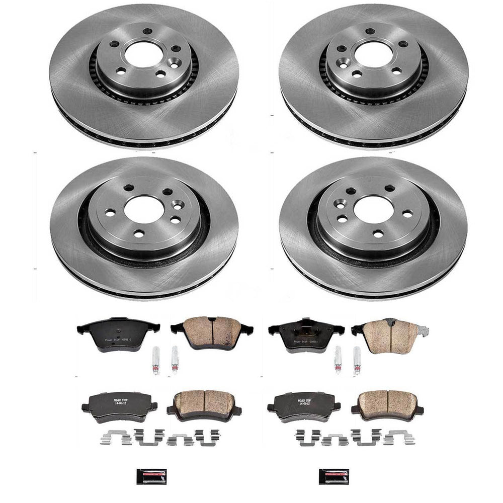 Power Stop 15-18 Volvo S60 Front & Rear Autospecialty Brake Kit
