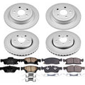 Power Stop 17-19 Jeep Grand Cherokee Front & Rear Z17 Evolution Geomet Coated Brake Kit