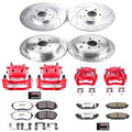 Power Stop 13-14 Subaru Legacy Front & Rear Z26 Street Warrior Brake Kit w/Calipers