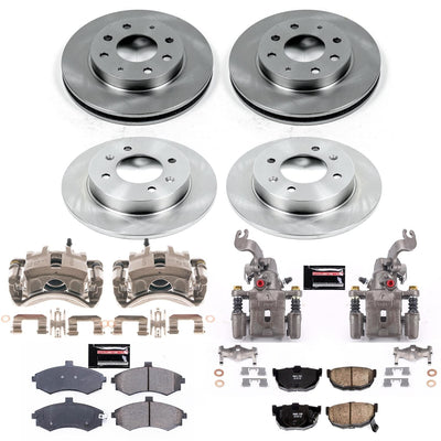 Power Stop 03-05 Hyundai Elantra Front & Rear Autospecialty Brake Kit w/Calipers