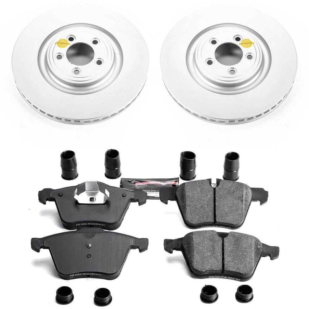 Power Stop 07-08 Jaguar S-Type Front & Rear Z23 Evolution Sport Coated Brake Kit