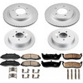 Power Stop 00-03 Ford F-150 Front & Rear Z17 Evolution Geomet Coated Brake Kit