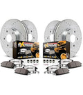 Power Stop 00-03 Ford F-150 Front & Rear Z17 Evolution Geomet Coated Brake Kit
