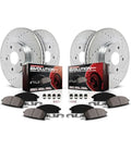 Power Stop 00-03 Ford F-150 Front & Rear Z17 Evolution Geomet Coated Brake Kit