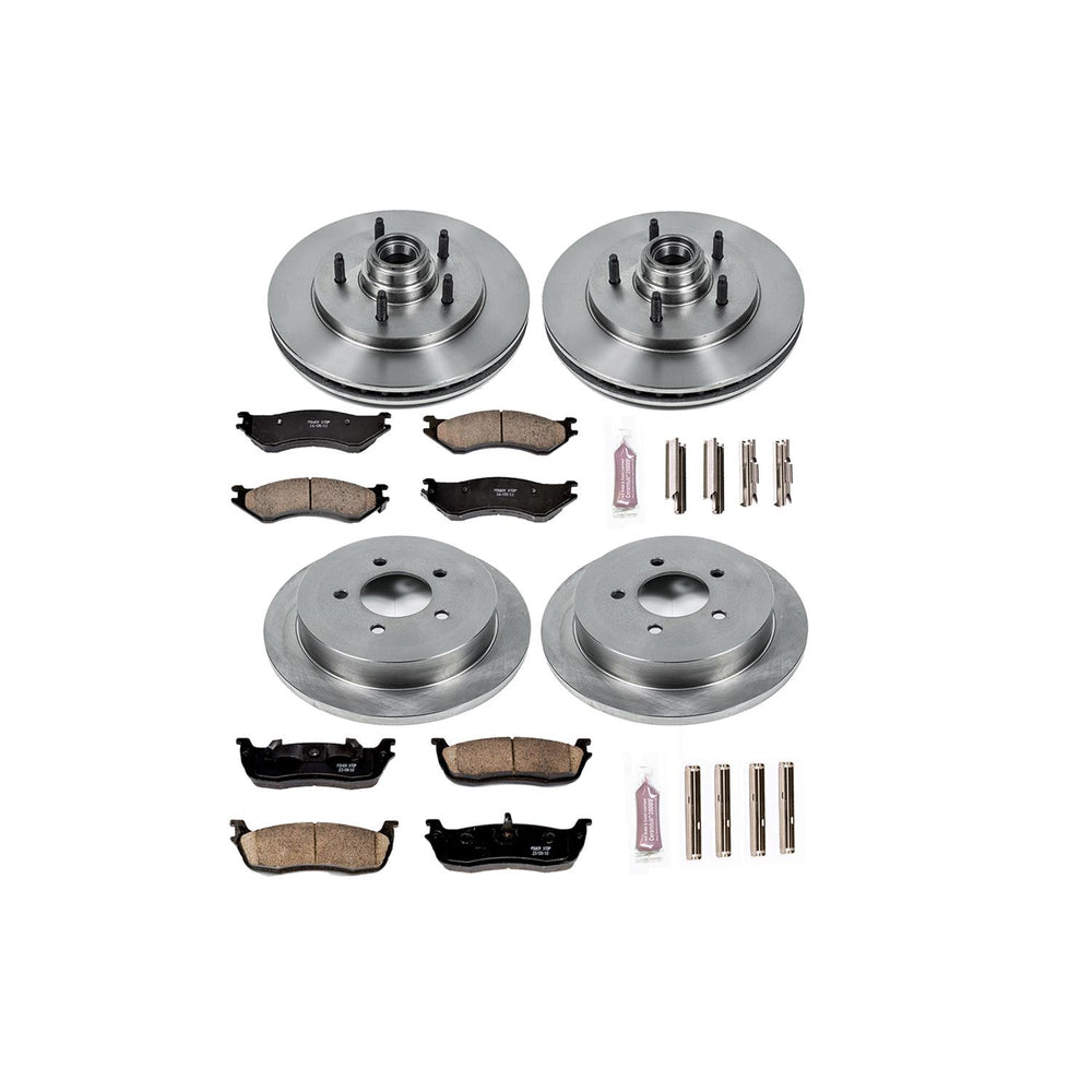Power Stop 99-00 Ford F-150 Front & Rear Autospecialty Brake Kit