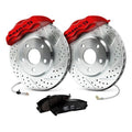 13" Track4 Brake Sys Frt Red 62-69 Ford