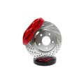 13" Track4 Brake Sys Frt Blk 62-69 Ford