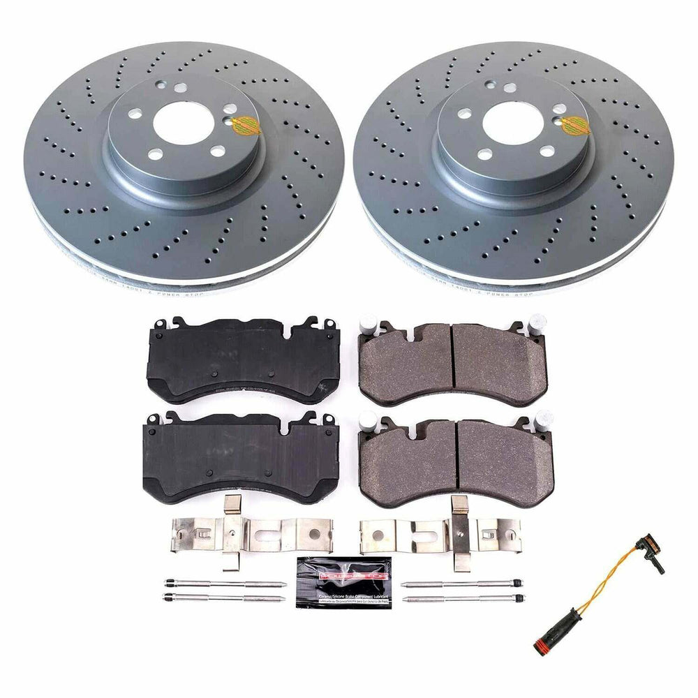 Power Stop 08-15 Mercedes-Benz C63 AMG Front Z23 Coated Brake Kit