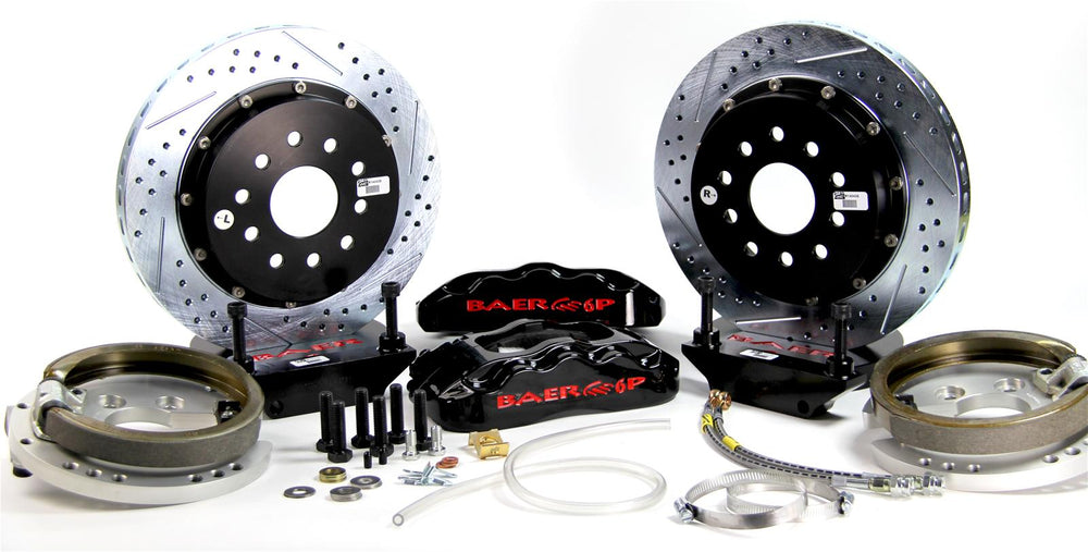 14 Pro Brake Sys RR Blk 65-66 Mstng