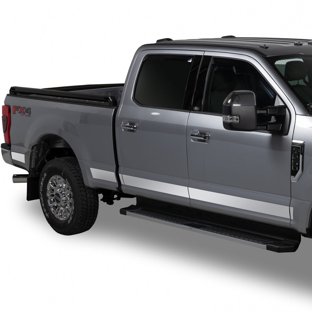 Putco 16-20 Nissan Titan Crew Cab 6.7ft Bed Black Platinum Rocker Panels