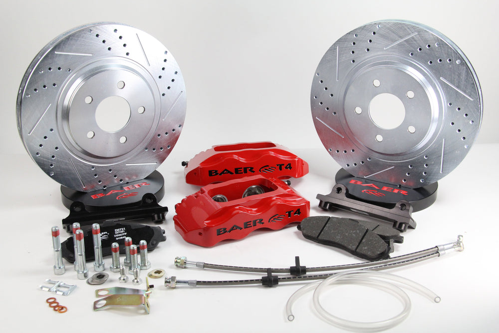 13" Track4 Brake Frt Red 93-02 F-body