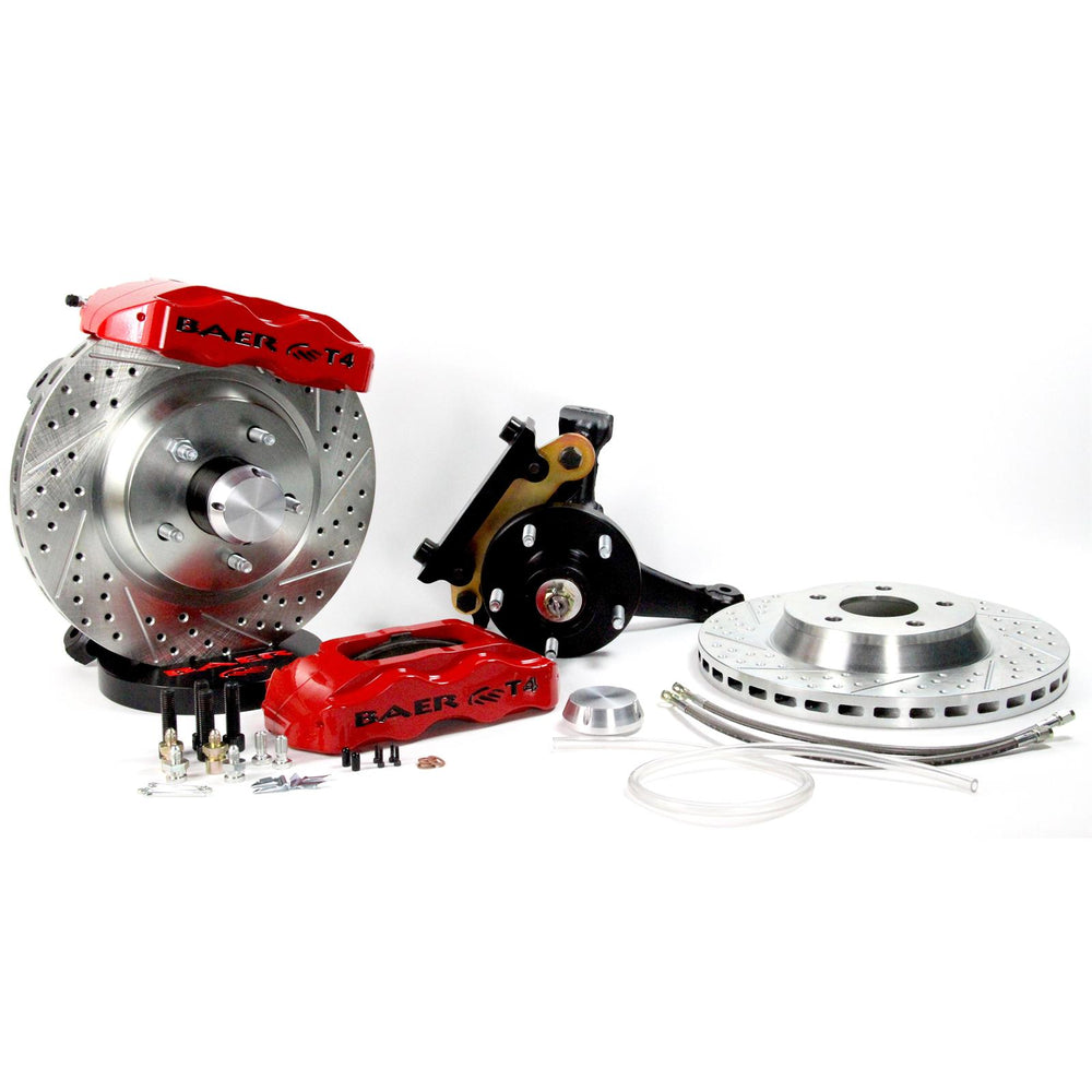 13" Track4 Brake Sys FF Blk 78-88 G-body