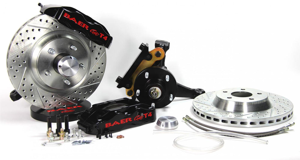 13" Track4 Brake Sys FF Blk 78-88 G-body