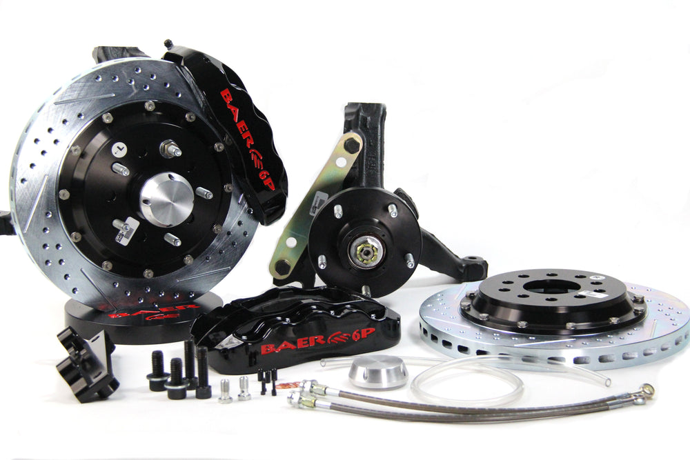 14" Pro+ Brake Sys Frt Blk 94-96 Imp SS