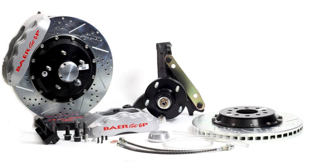 14" Pro+ Brake Sys Frt Slvr 94-96 Imp SS