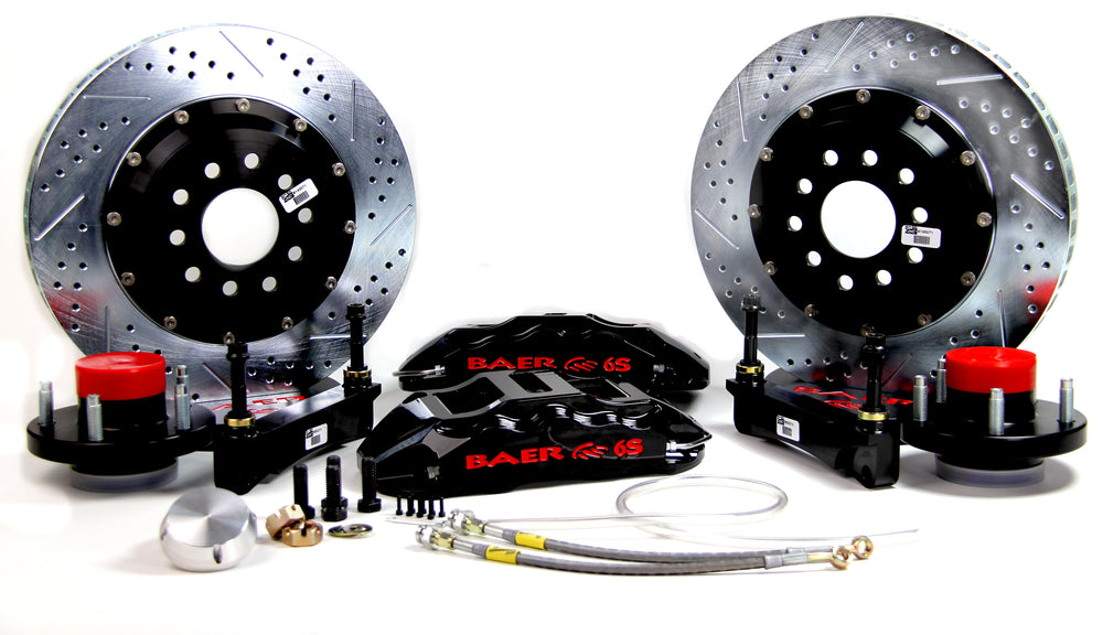 15" Ext+ Brake Sys Frt Blk 65-66 Stang