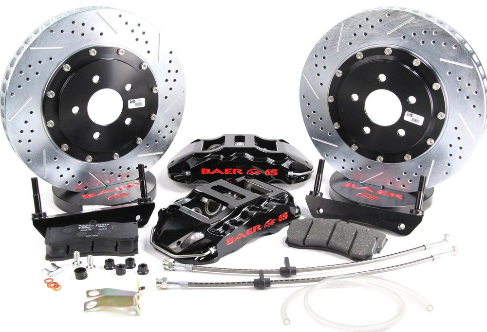 15" Ext+ Brake Sys RR Blk 14-18 Vette