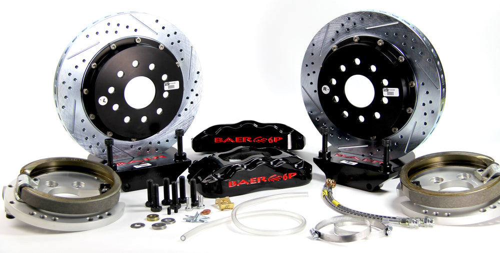 14" Pro+ Brake Sys RR Blk 94-96 Impala S