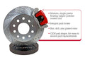 10.5" CLASSIC SERIES BRAKE KIT RR RED