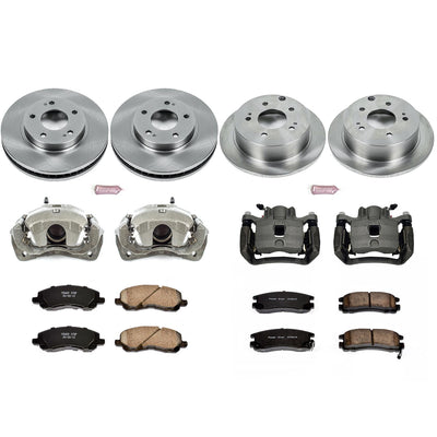 Power Stop 04-12 Mitsubishi Galant Front & Rear Autospecialty Brake Kit w/Calipers