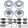 Power Stop 11-16 BMW 550i Front & Rear Z23 Evolution Sport Coated Brake Kit